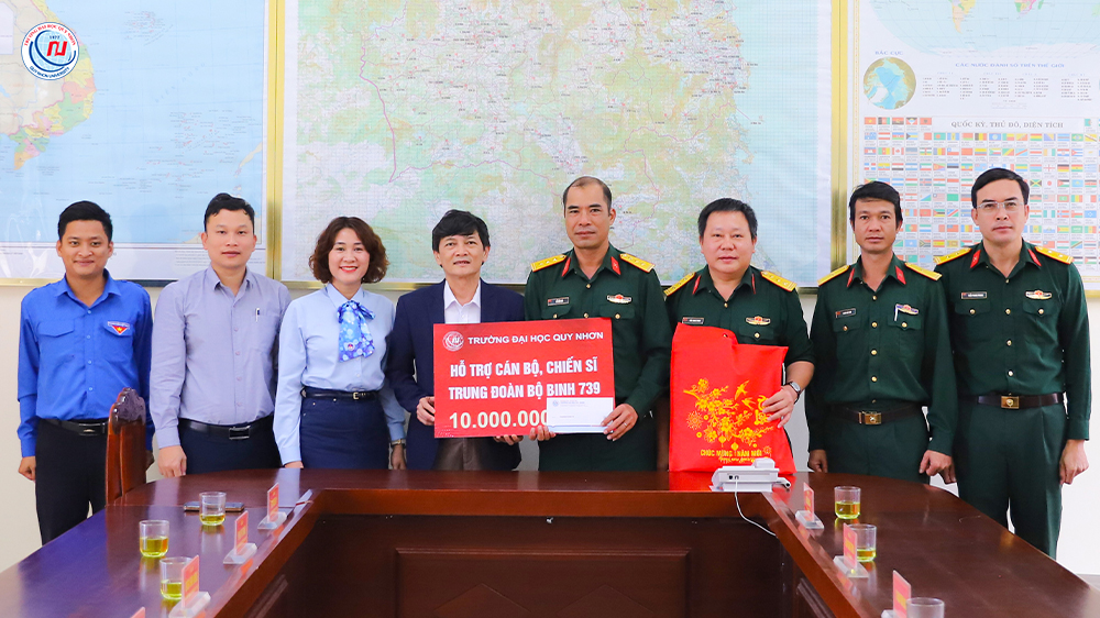 Trường Đại học Quy Nhơn đồng hành và chia sẻ cùng các đơn vị trên địa bàn tỉnh Gia Lai